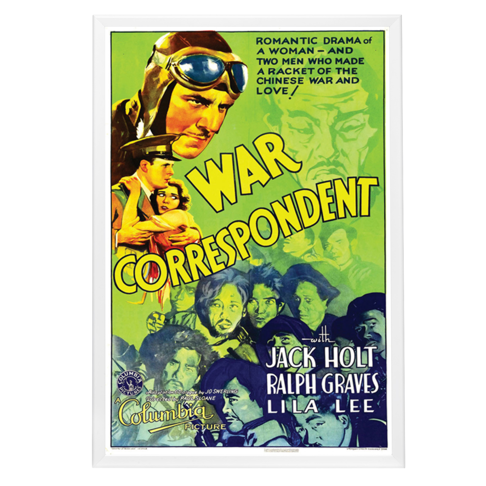 "War Correspondent" (1932) Framed Movie Poster