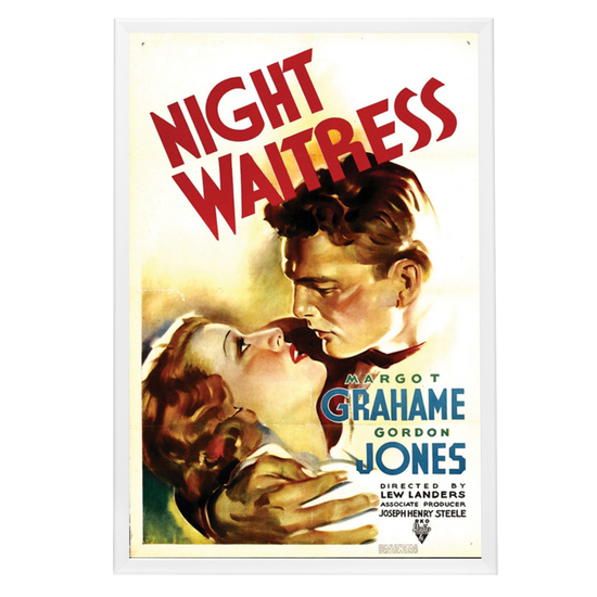 "Night Waitress" (1936) Framed Movie Poster