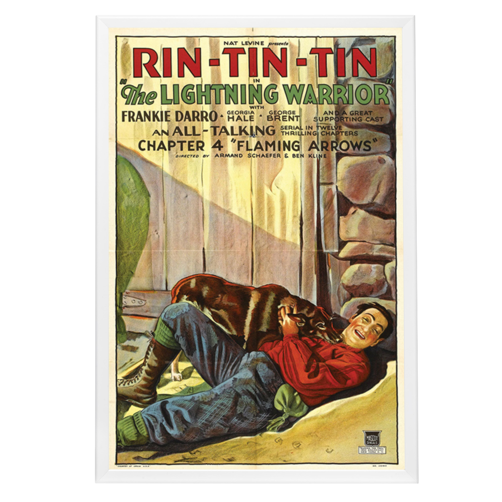 "Lightning Warrior" (1931) Framed Movie Poster