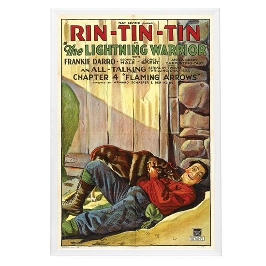 "Lightning Warrior" (1931) Framed Movie Poster