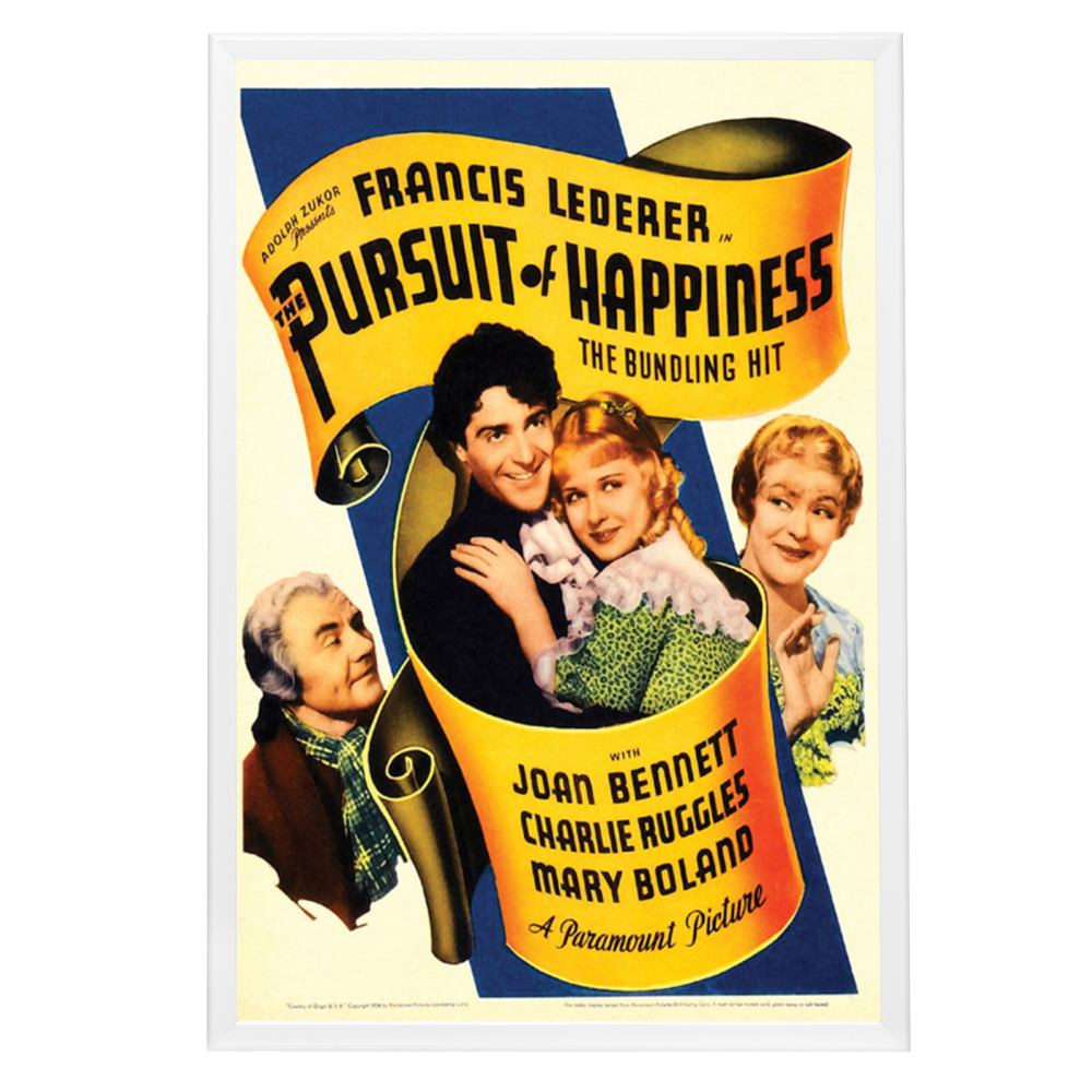 "Pursuit Of Happiness" (1934) Framed Movie Poster