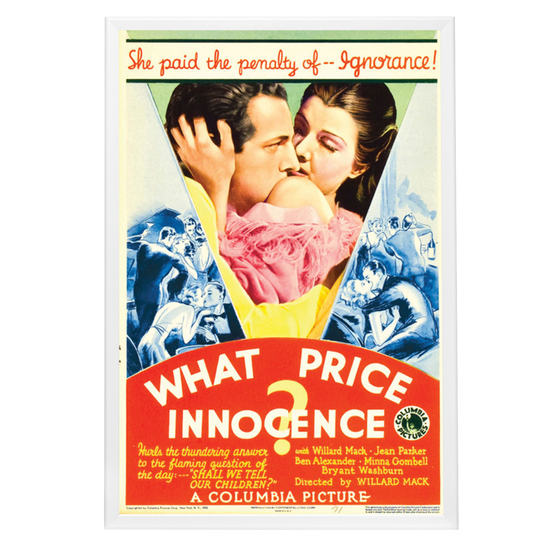 "What Price Innocence?" (1933) Framed Movie Poster