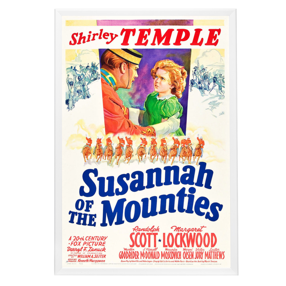 "Susannah Of The Mounties" (1939) Framed Movie Poster