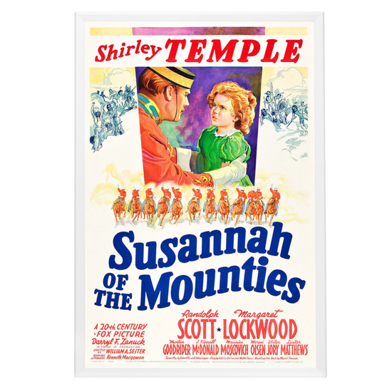 "Susannah Of The Mounties" (1939) Framed Movie Poster