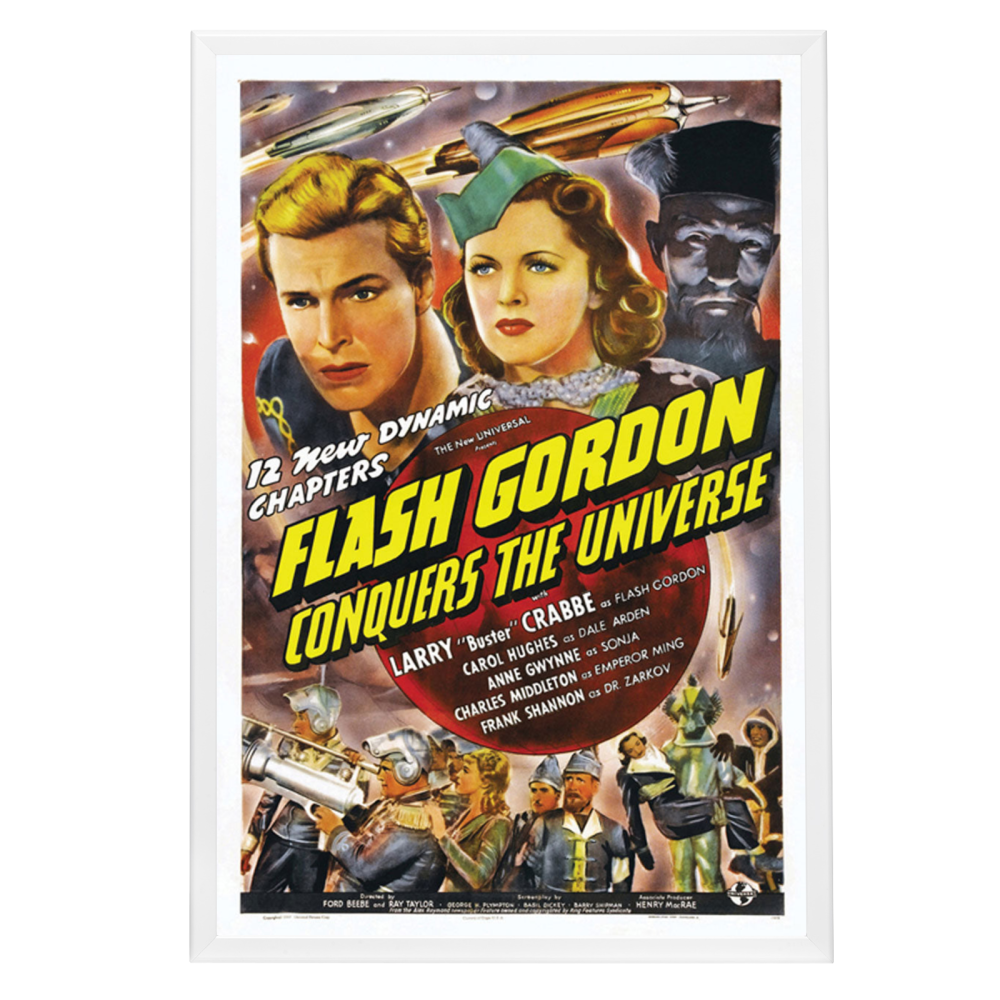 "Flash Gordon Conquers The Universe" (1940) Framed Movie Poster