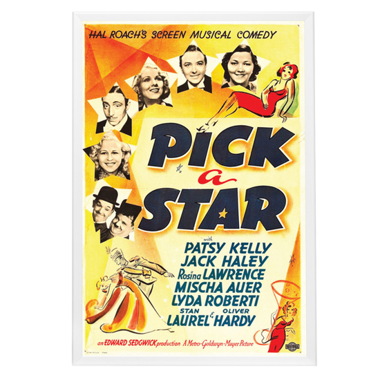 "Pick A Star" (1937) Framed Movie Poster