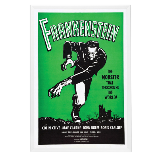 "Frankenstein" (1931) Framed Movie Poster