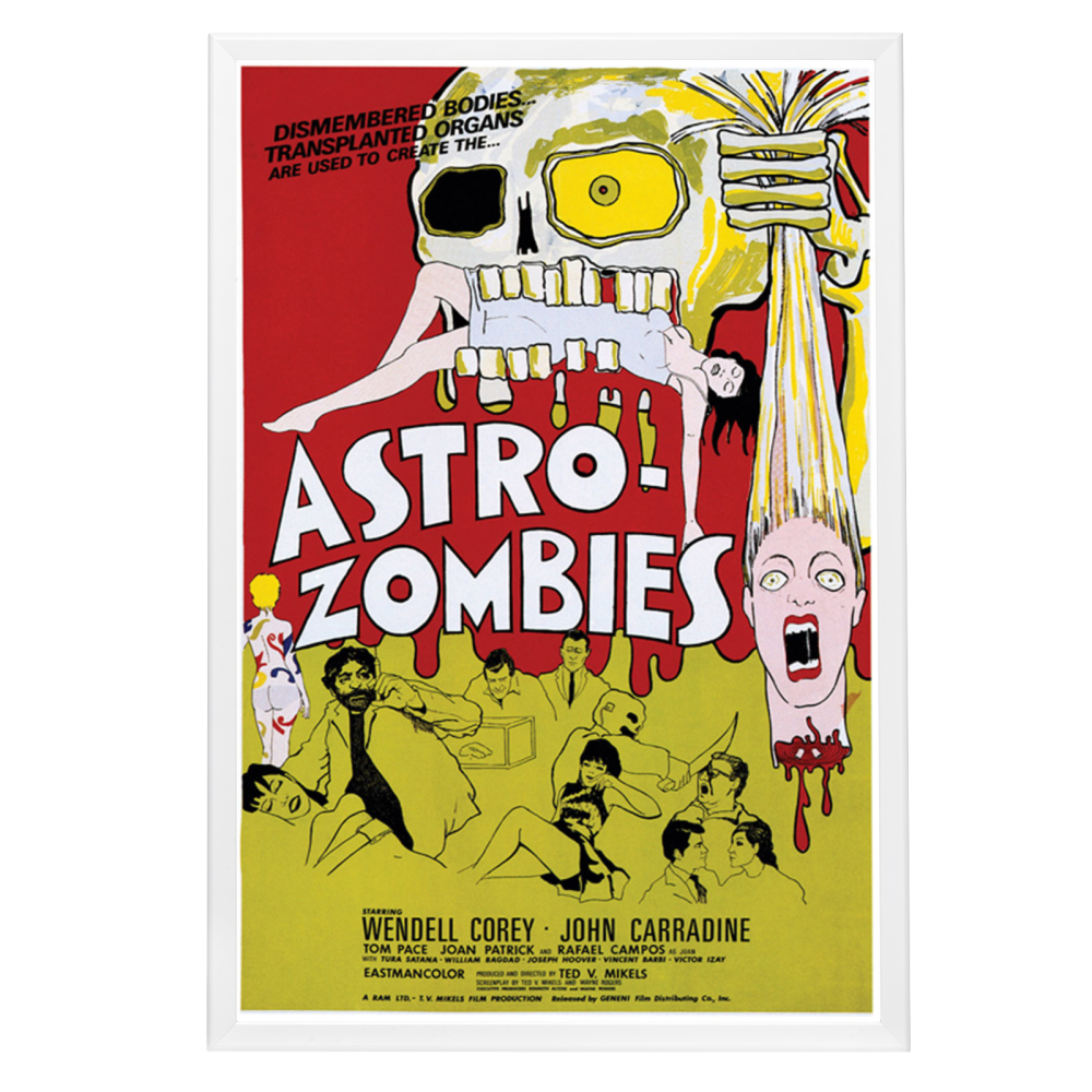 "Astro-Zombies" (1968) Framed Movie Poster