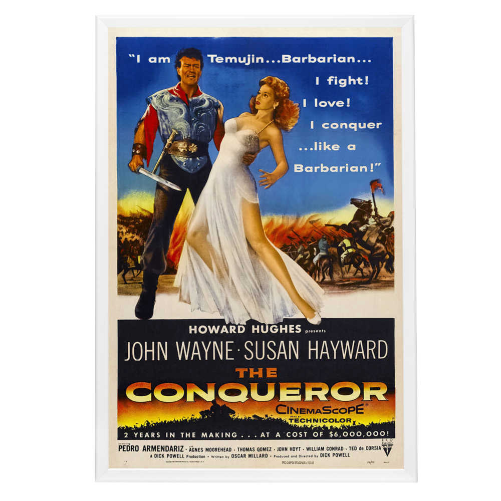 "Conqueror" (1956) Framed Movie Poster