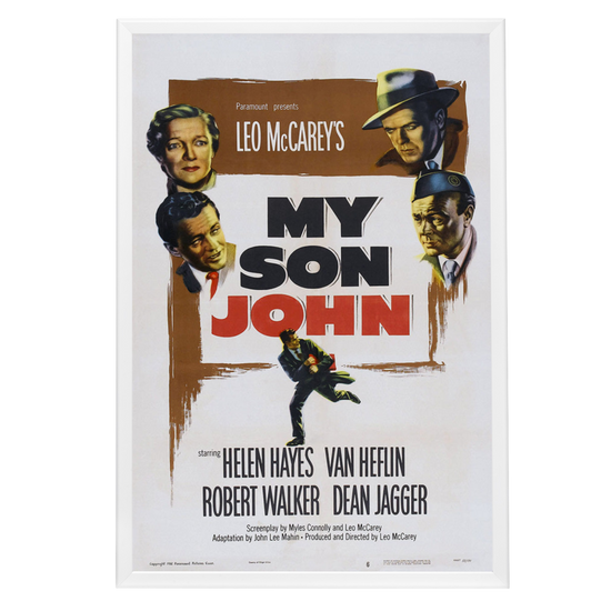 "My Son John" (1952) Framed Movie Poster