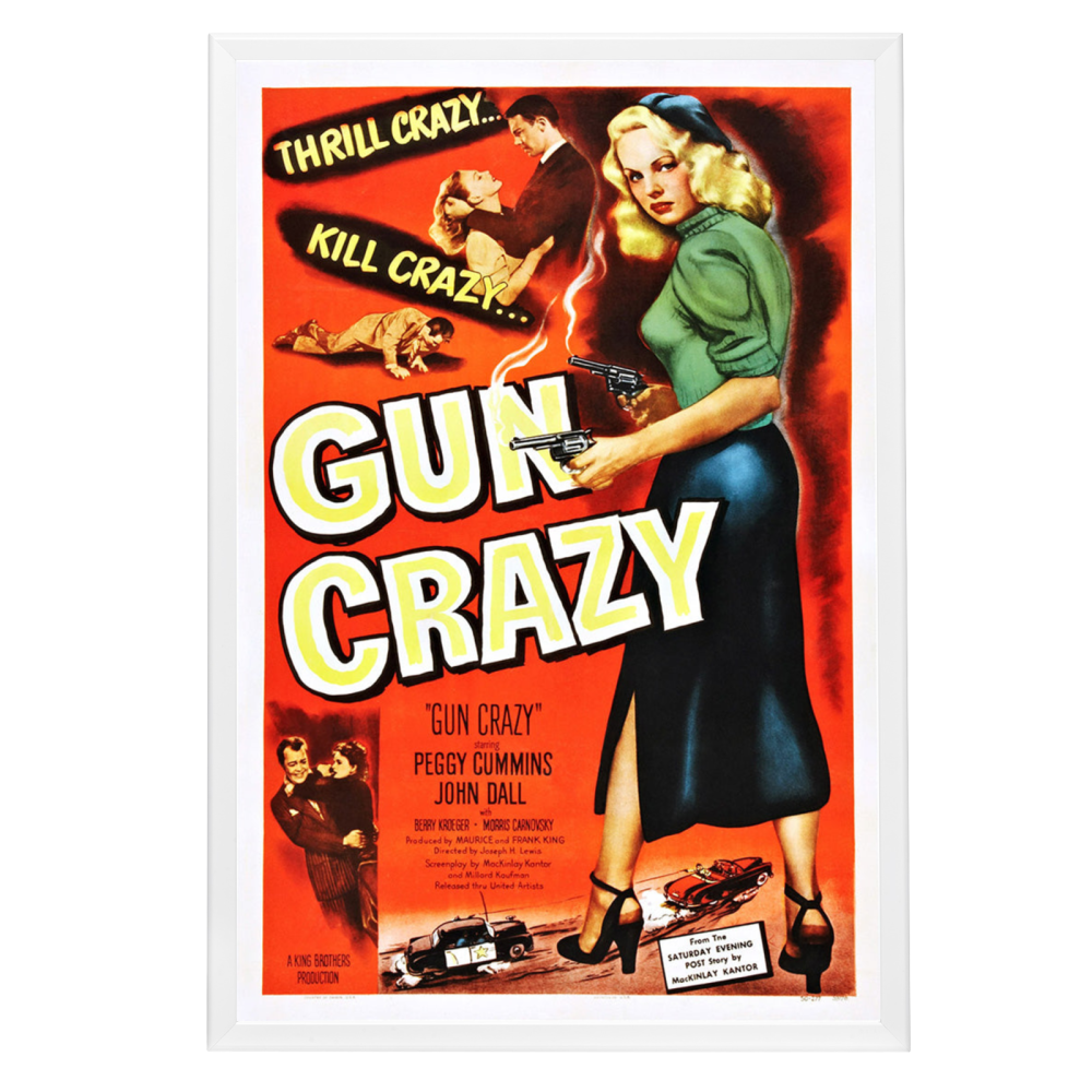 "Gun Crazy" (1950) Framed Movie Poster