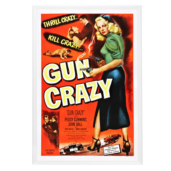 "Gun Crazy" (1950) Framed Movie Poster