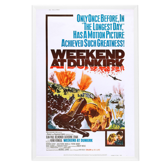 "Weekend At Dunkirk" (1964) Framed Movie Poster