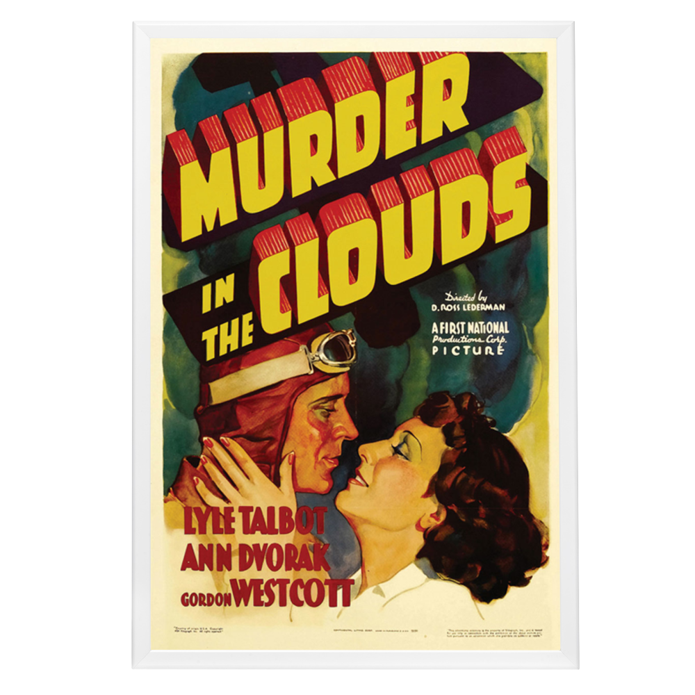 "Murder In The Clouds" (1934) Framed Movie Poster