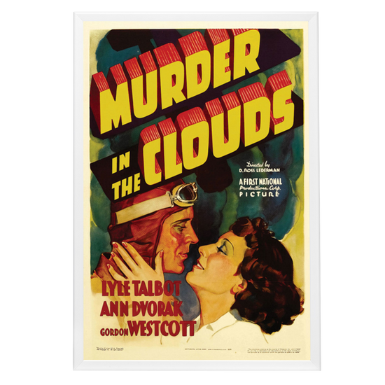 "Murder In The Clouds" (1934) Framed Movie Poster