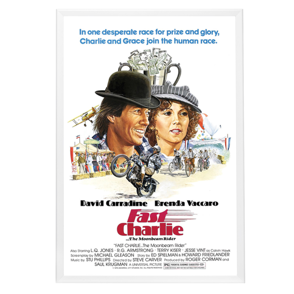 "Fast Charlie...The Moonbeam Rider" (1979) Framed Movie Poster