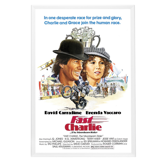 "Fast Charlie...The Moonbeam Rider" (1979) Framed Movie Poster