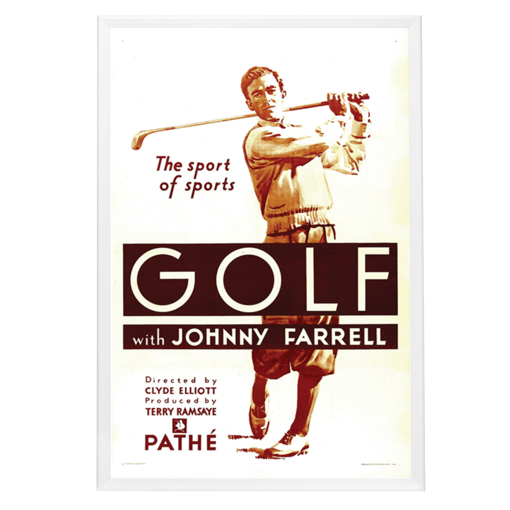 "Golf" (1930) Framed Movie Poster