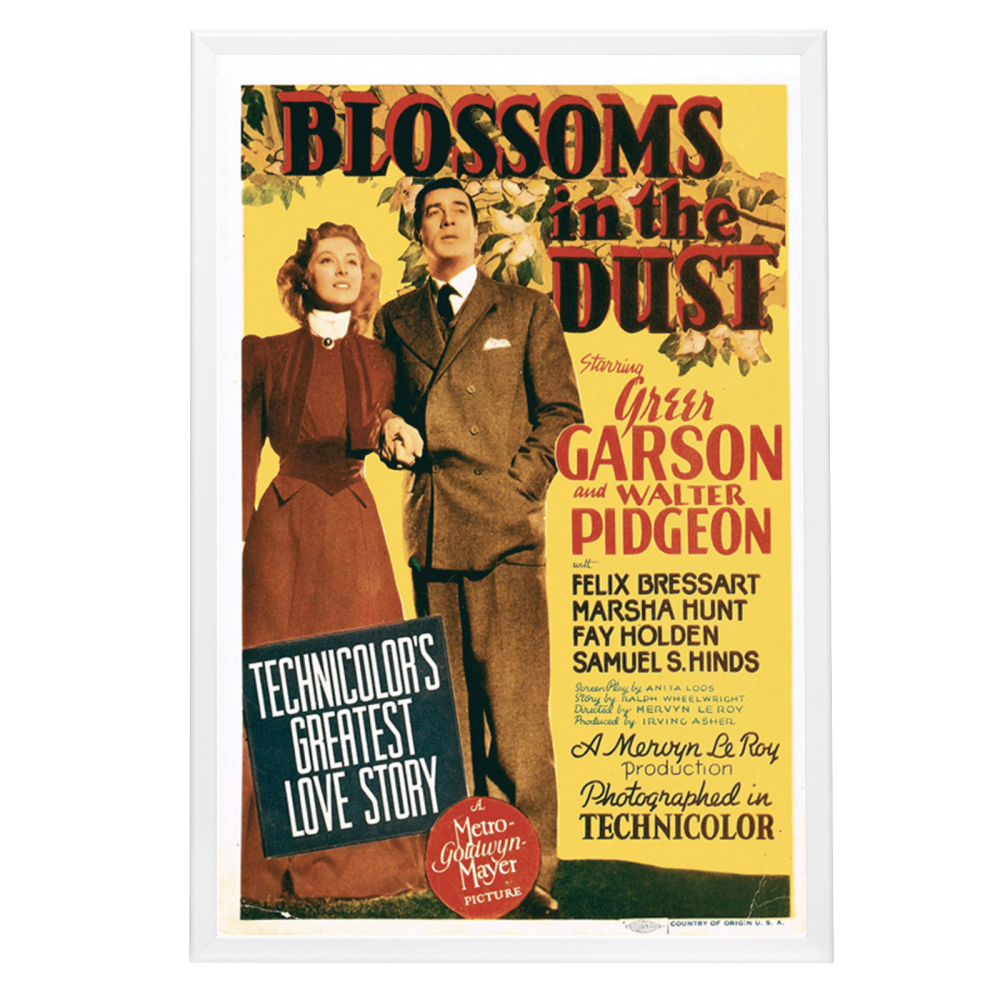 "Blossoms In The Dust" (1941) Framed Movie Poster