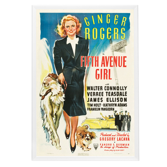 "Fifth Avenue Girl" (1939) Framed Movie Poster