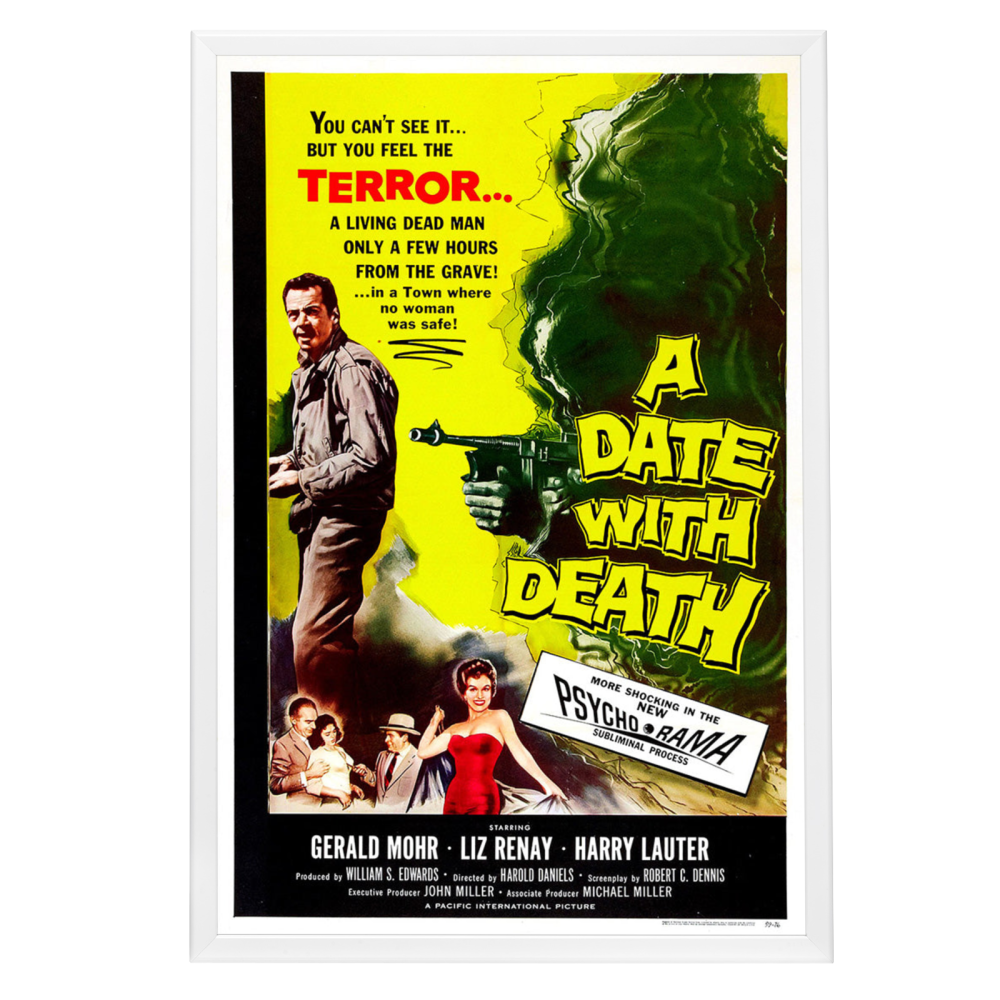 "Date With Death" (1959) Framed Movie Poster