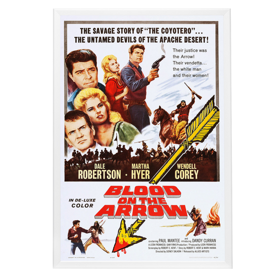 "Blood On The Arrow" (1964) Framed Movie Poster