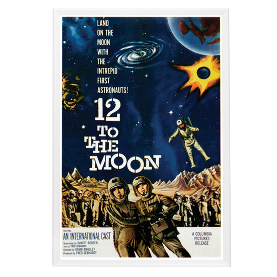 "12 To The Moon" (1960) Framed Movie Poster