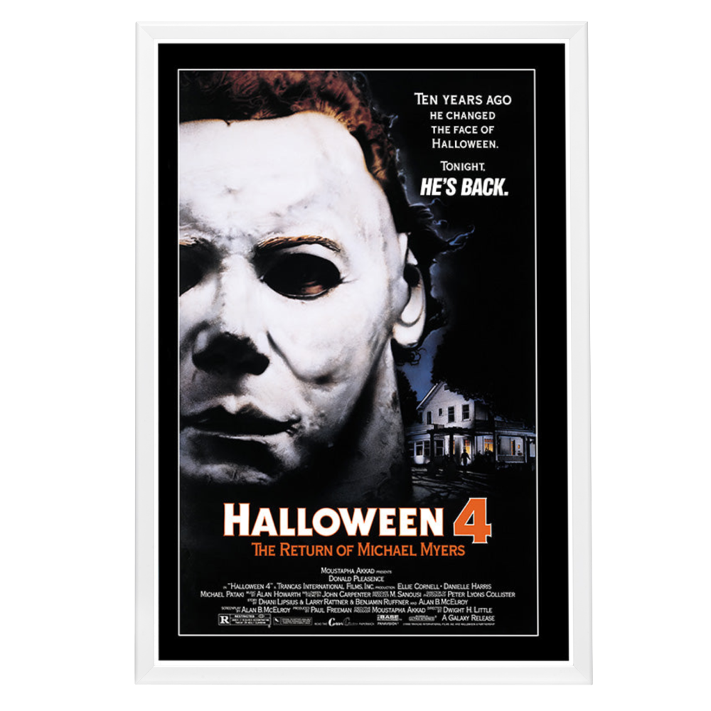 "Halloween IV: The Return of Michael Myers" (1988) Framed Movie Poster