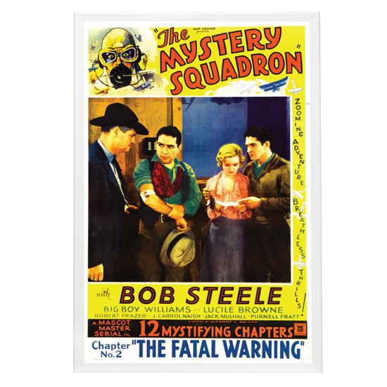 "Mystery Squadron" (1933) Framed Movie Poster