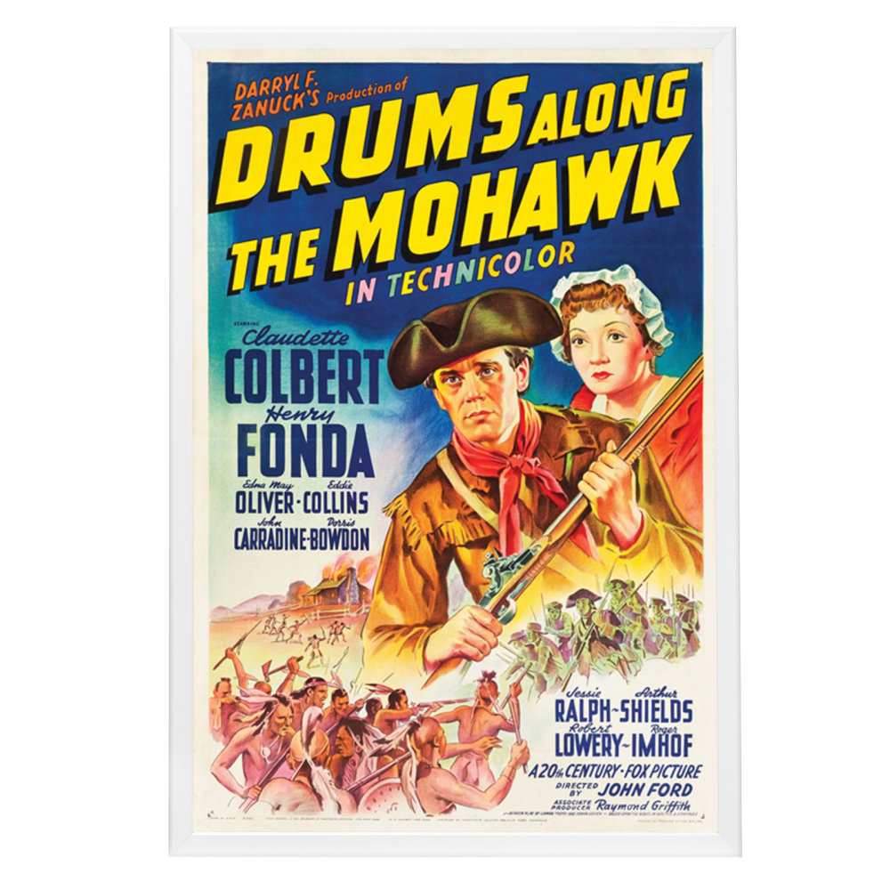 "Drums Along The Mohawk" (1939) Framed Movie Poster