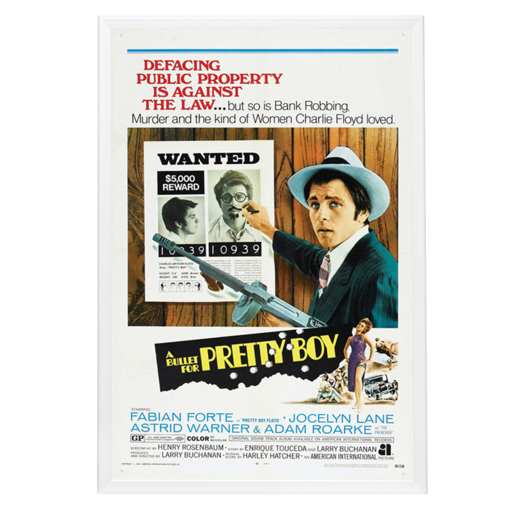 "Bullet For Pretty Boy" (1970) Framed Movie Poster