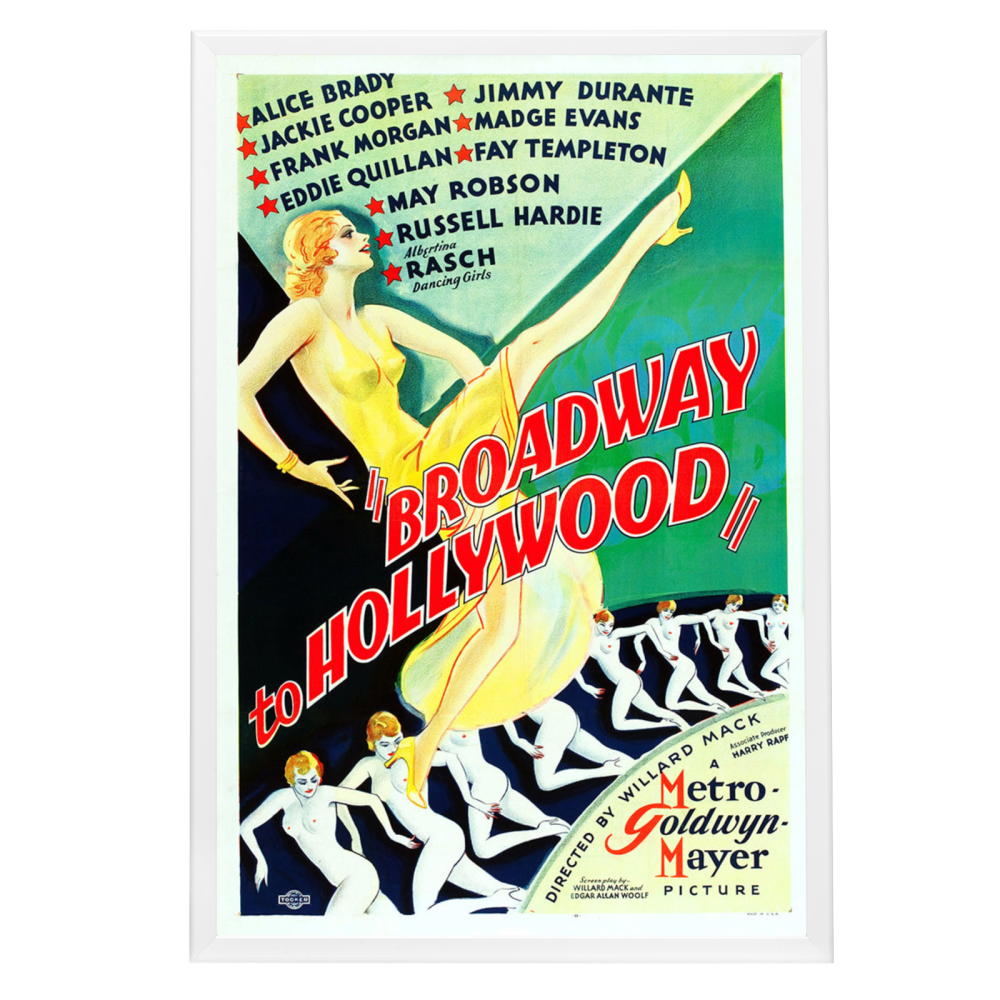 "Broadway To Hollywood" (1933) Framed Movie Poster