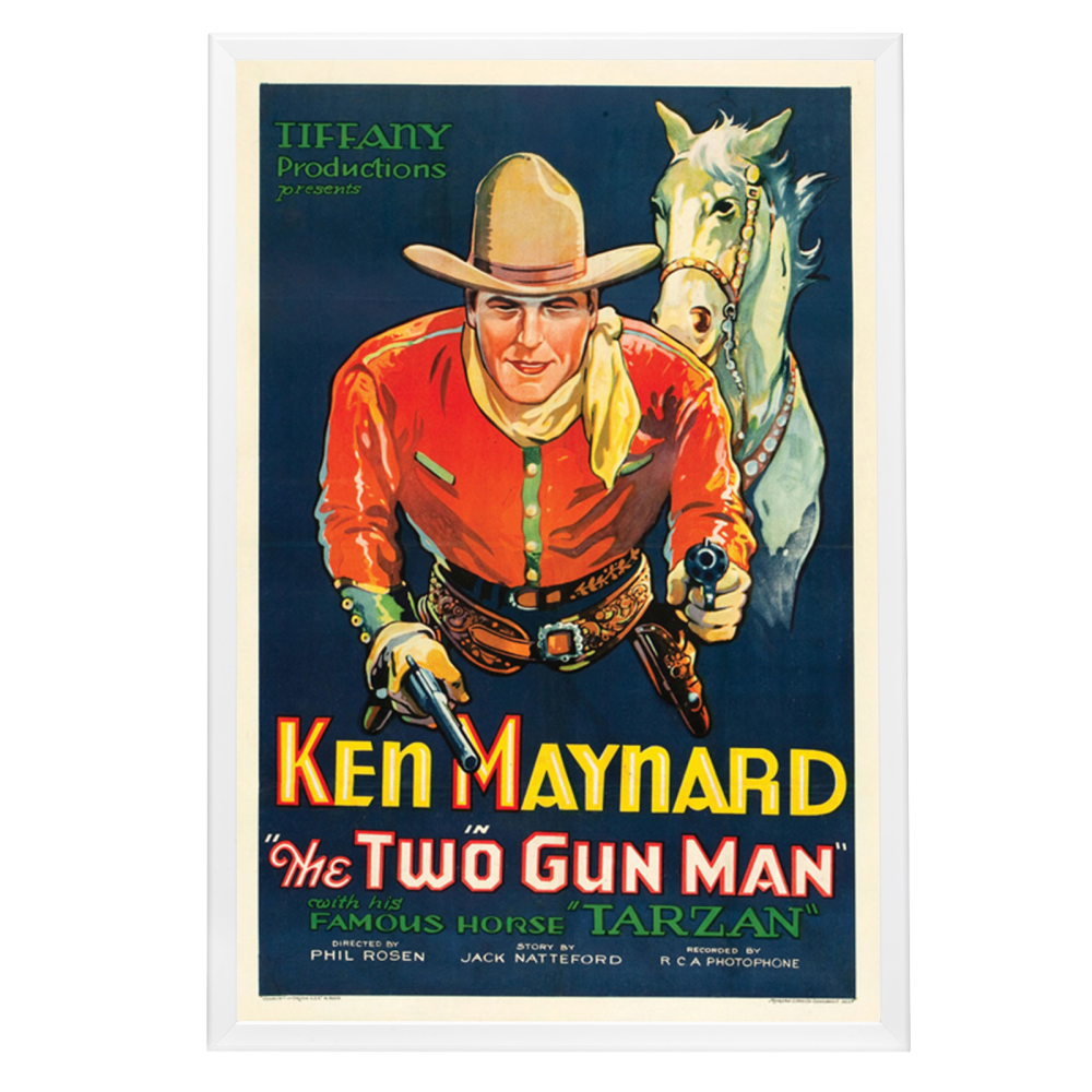 "Two Gun Man" (1931) Framed Movie Poster