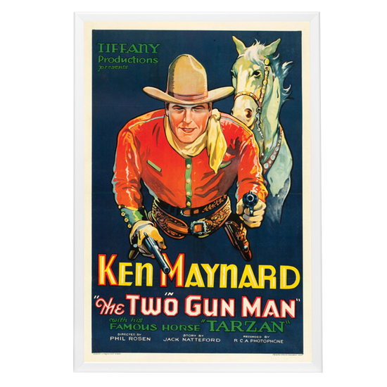 "Two Gun Man" (1931) Framed Movie Poster