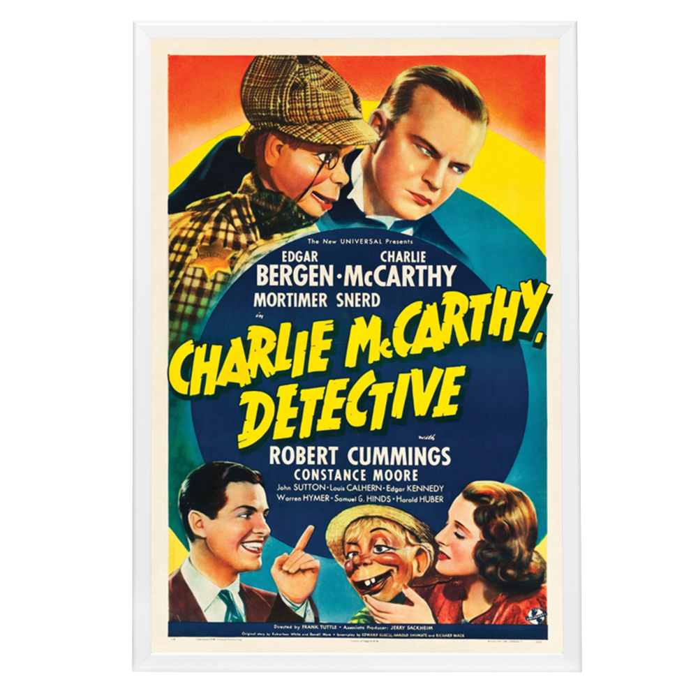 "Charlie Mccarthy, Detective" (1939) Framed Movie Poster