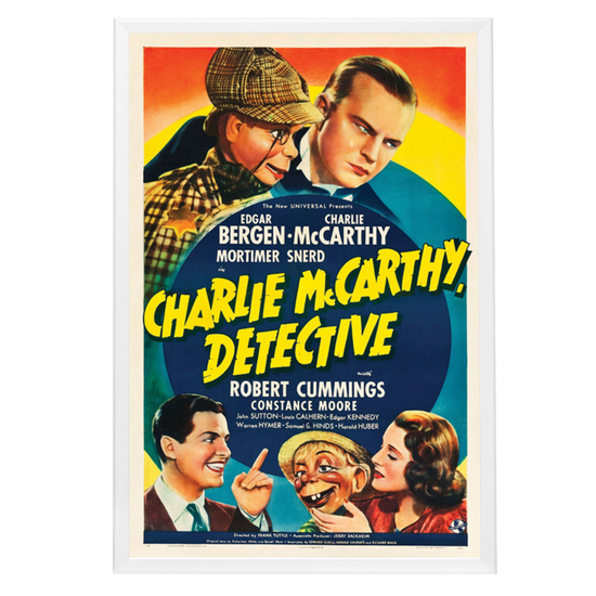 "Charlie Mccarthy, Detective" (1939) Framed Movie Poster