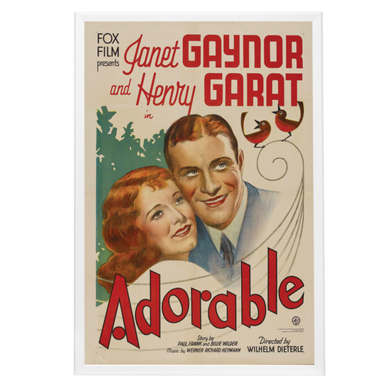 "Adorable" (1933) Framed Movie Poster