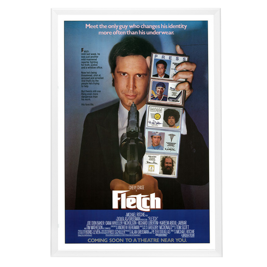 "Fletch" (1985) Framed Movie Poster