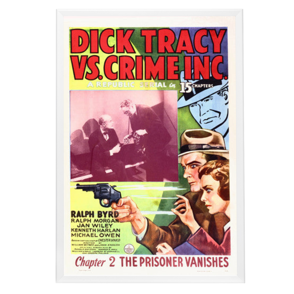 "Dick Tracy vs. Crime Inc." (1941) Framed Movie Poster