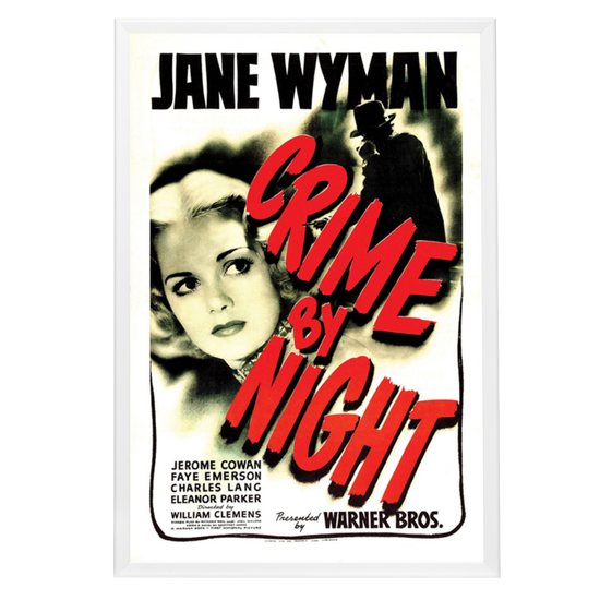 "Crime By Night" (1944) Framed Movie Poster