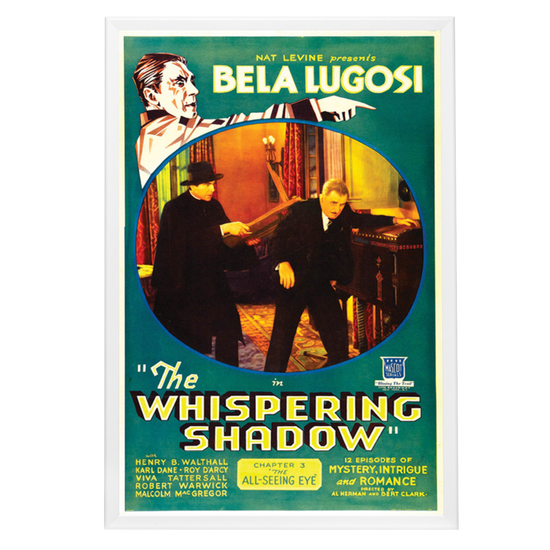 "Whispering Shadow" (1933) Framed Movie Poster