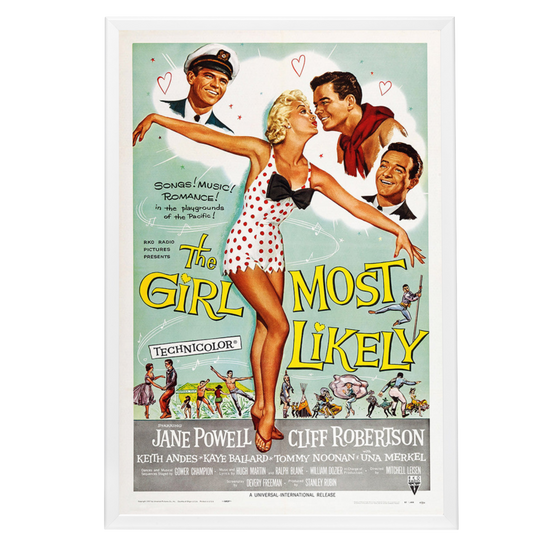 "Girl Most Likely" (1957) Framed Movie Poster