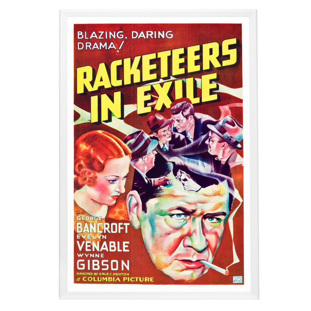 "Racketeers In Exile" (1937) Framed Movie Poster