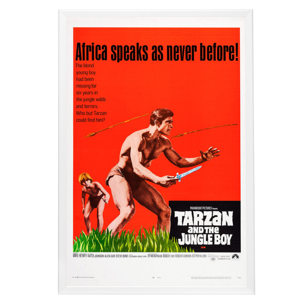 "Tarzan And The Jungle Boy" (1968) Framed Movie Poster