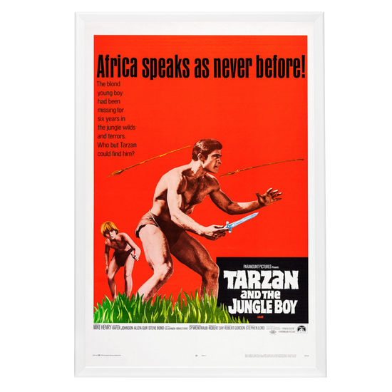 "Tarzan And The Jungle Boy" (1968) Framed Movie Poster