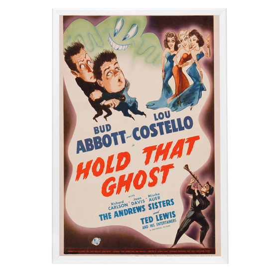 "Hold That Ghost" (1941) Framed Movie Poster