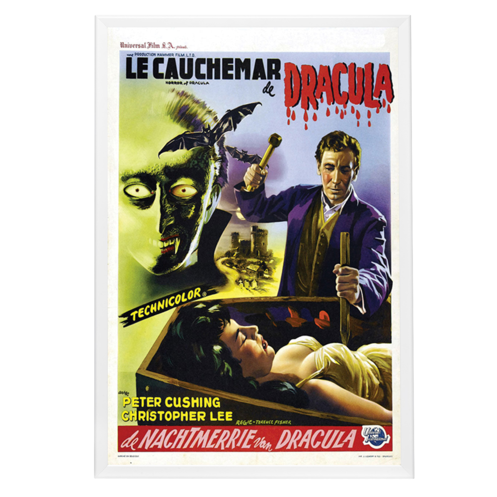 "Horror of Dracula (French)" (1958) Framed Movie Poster