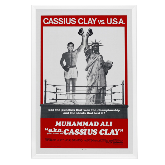 "Muhammad Ali Cassius Clay" (1970) Framed Movie Poster