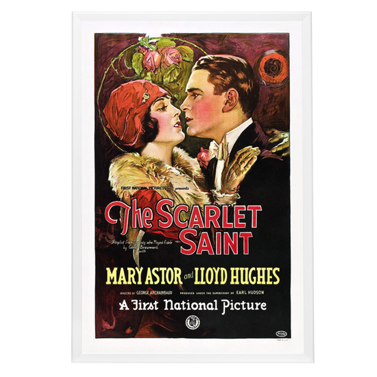 "Scarlet Saint" (1925) Framed Movie Poster