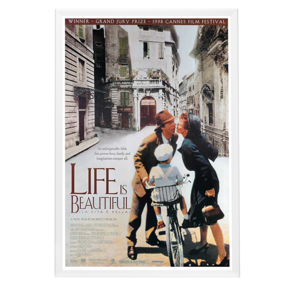 "Life Is Beautiful" (1997) Framed Movie Poster